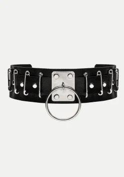 Domina Faux Leather Choker