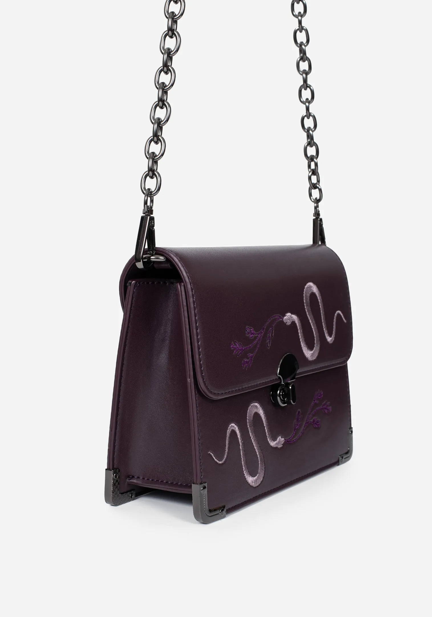 Dominion Embroidered Shoulder Bag