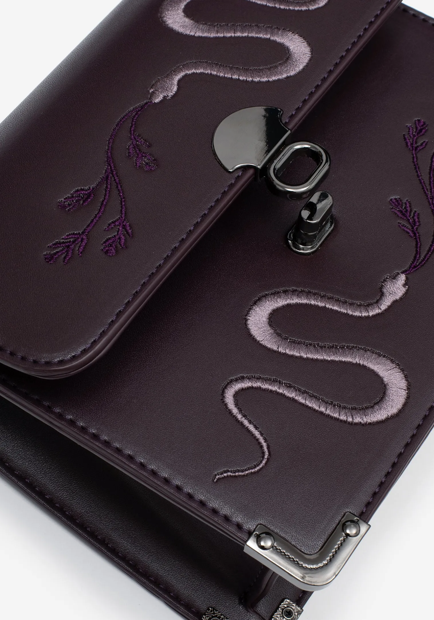 Dominion Embroidered Shoulder Bag