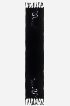 Dominion Snake Embroidered Scarf