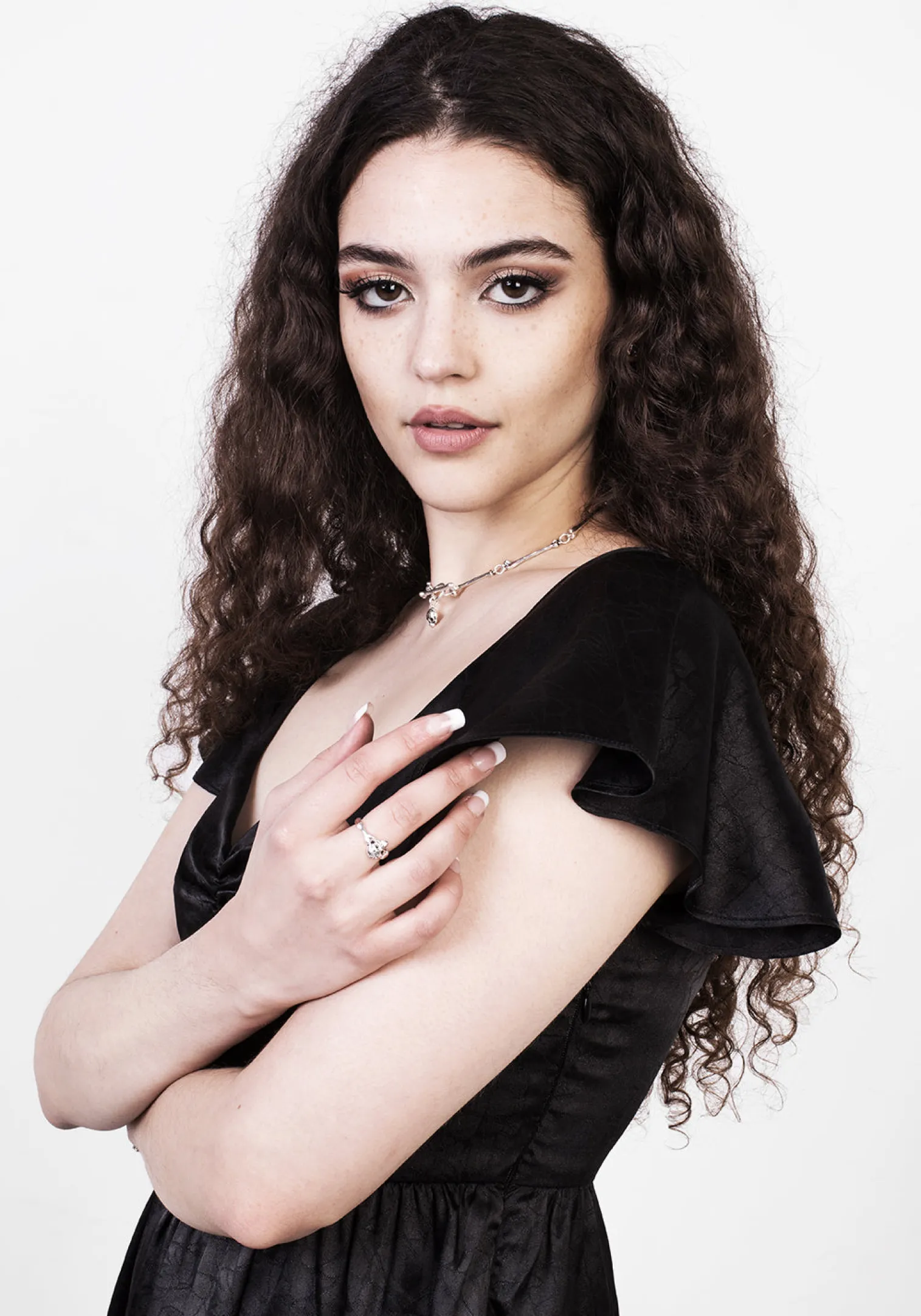 Dorian Fit And Flare Satin Mini Dress