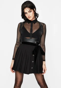 Dungeon Studded Leather Wrap Harness