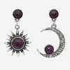 Eclipse Gem Drop Earrings