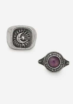 Eclipse Gem Ring Set