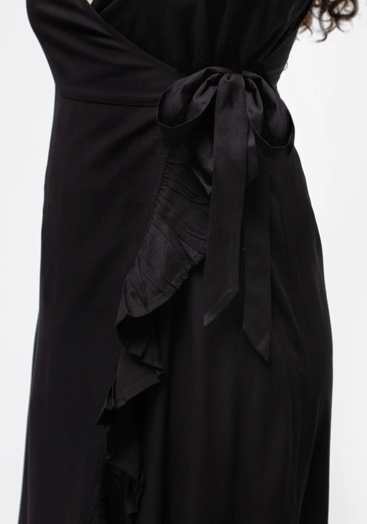 Eerie Cami Midaxi Wrap Dress