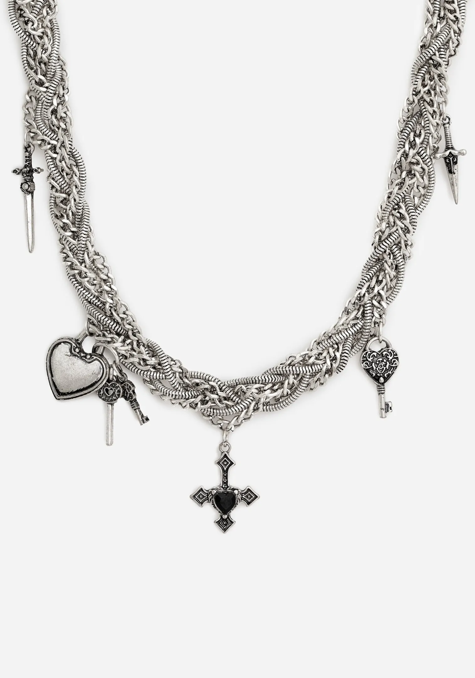 Eilir Twisted Vintage Charm Necklace