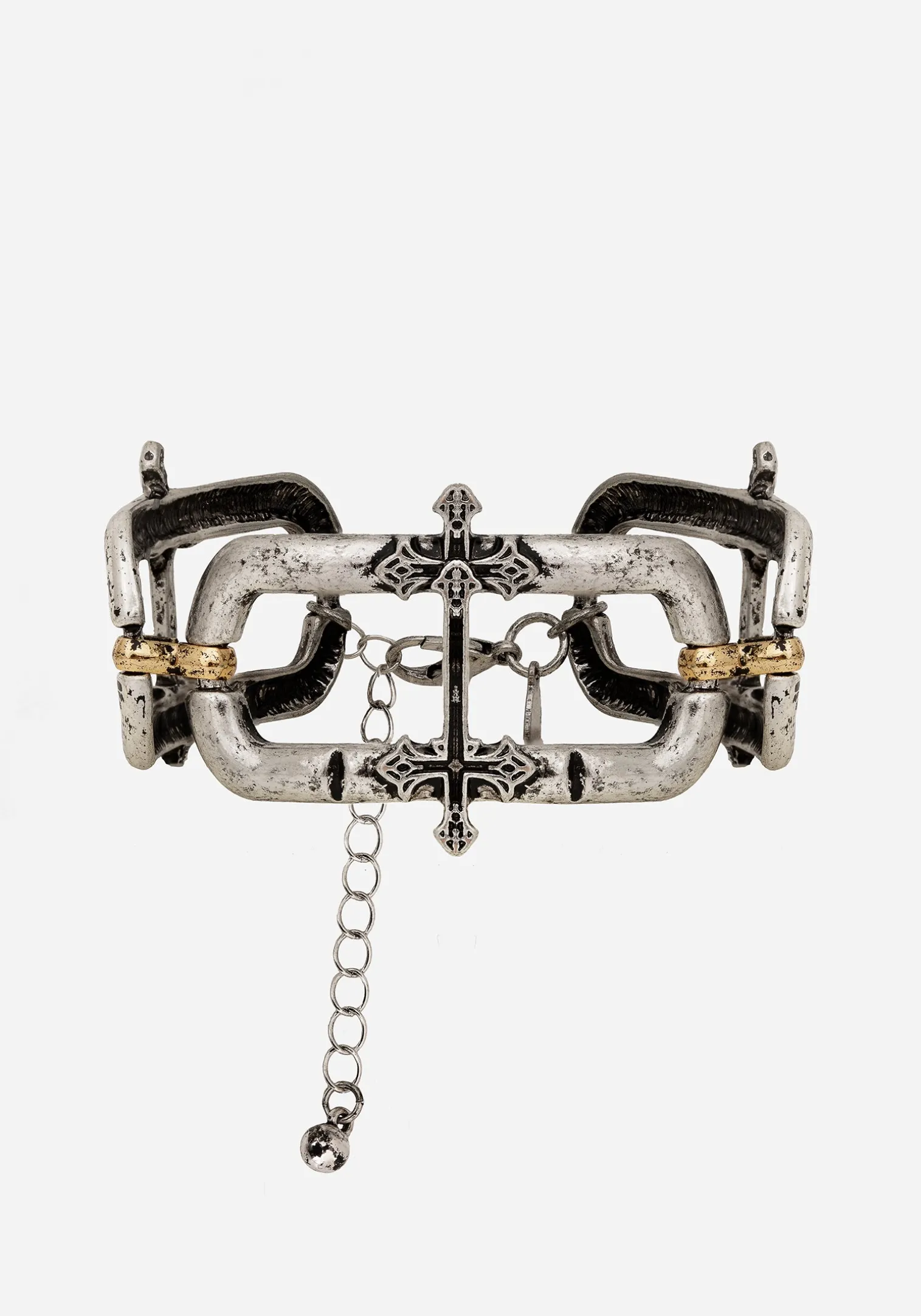 Electra Cross Link Chain Bracelet