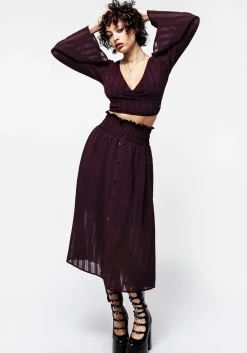 Enola Bell Sleeve Co-ord Wrap Top