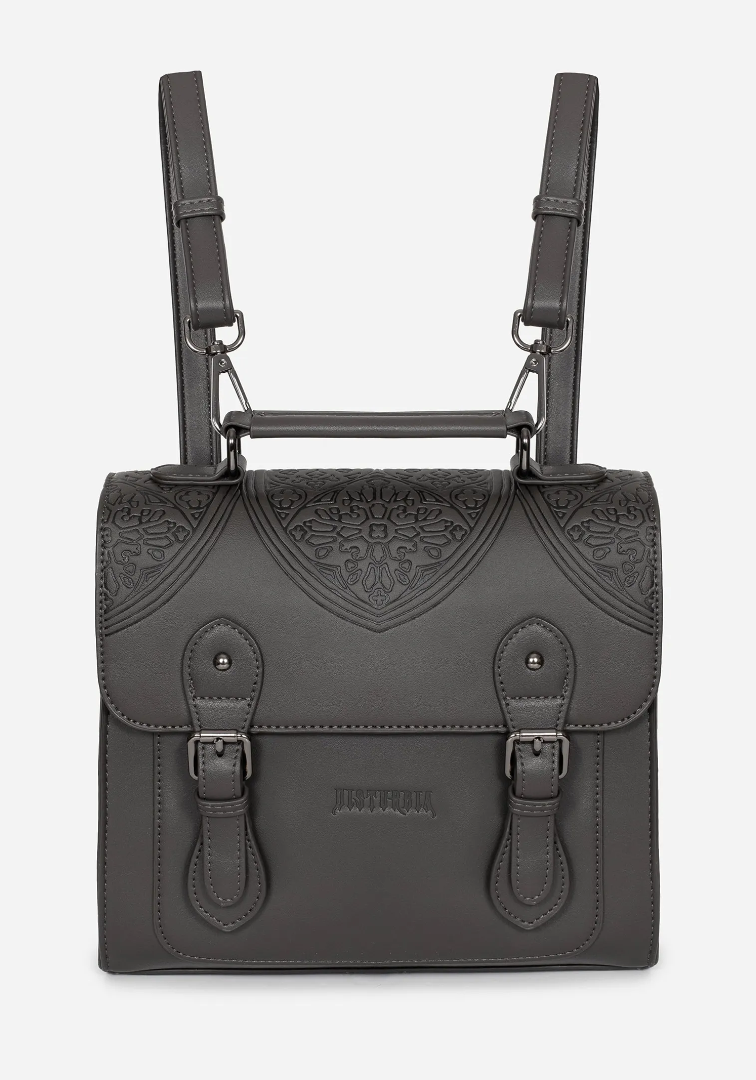 Esther Debossed Satchel Backpack