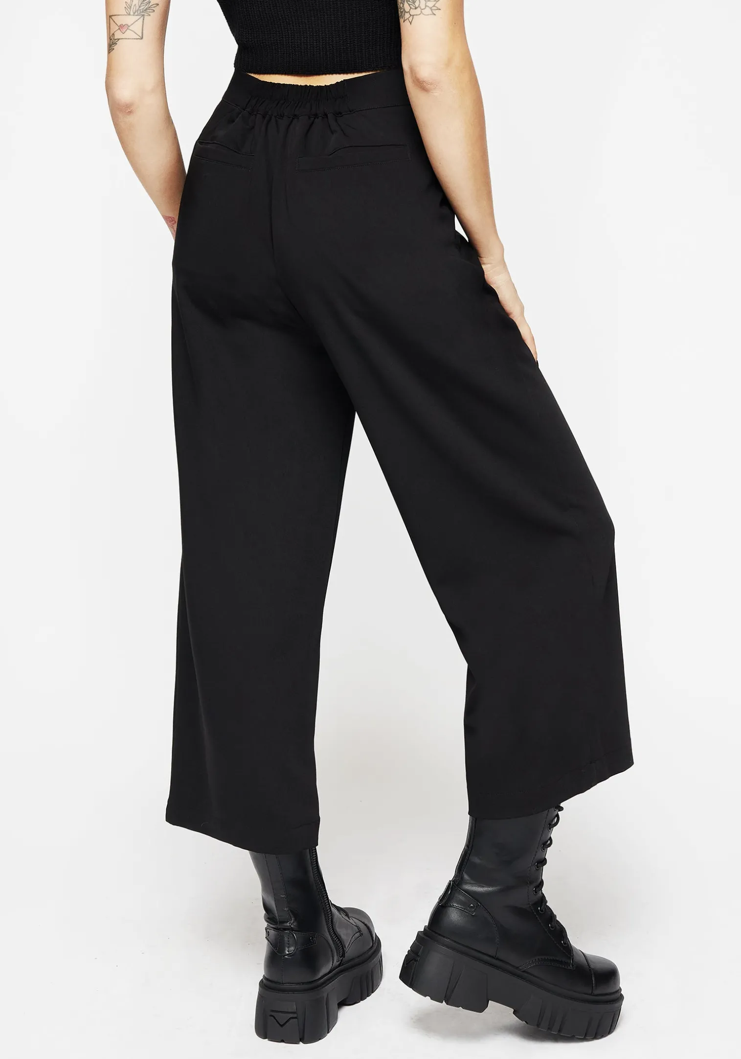 Eustacia Wide Leg Culotte Trousers