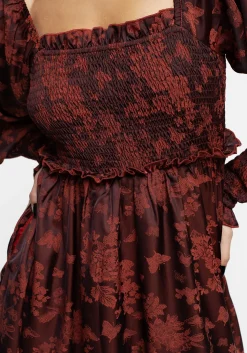 Euthalia Butterfly Jacquard Mini Dress
