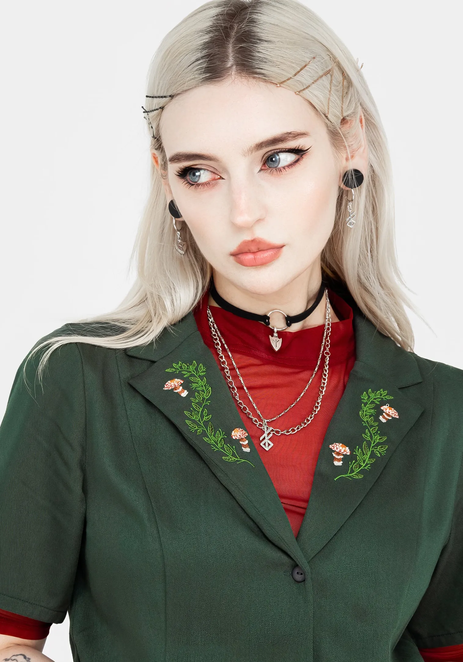 Fable Button Up Mini Shirt Dress