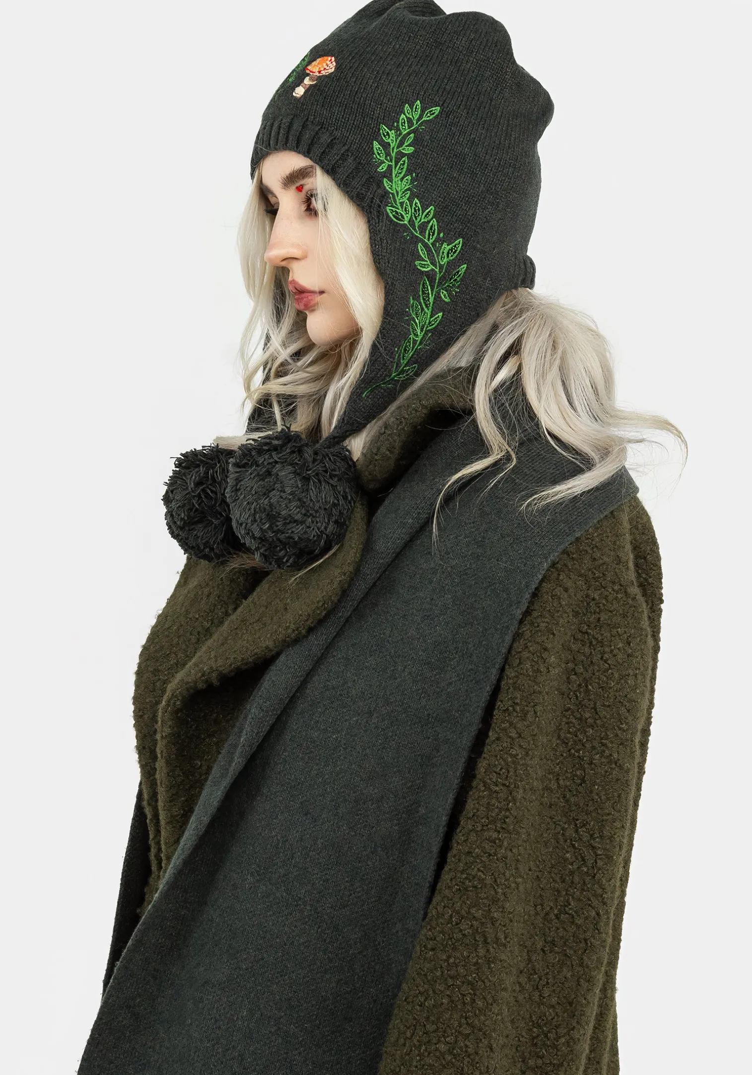 Fable Embroidered Bonnet Hat