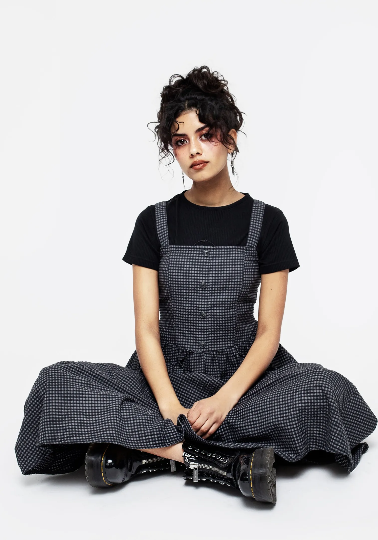 Faythe Apron Midi Dress