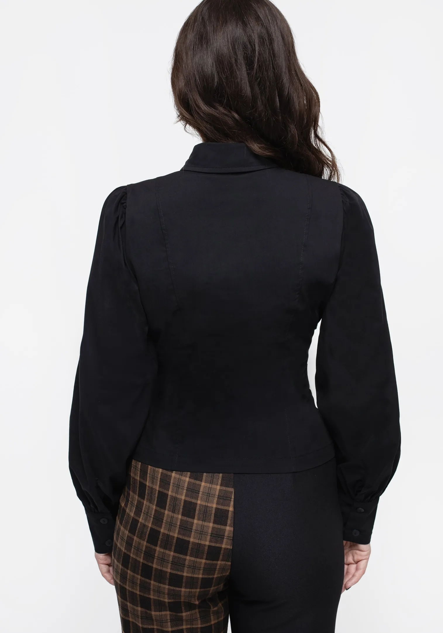 Fenrir Puff Sleeve Fitted Shirt