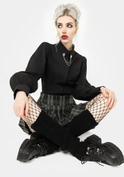 Fenrir Puff Sleeve Fitted Shirt