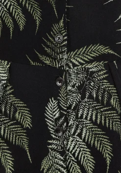 Fern Button Up Apron Dress