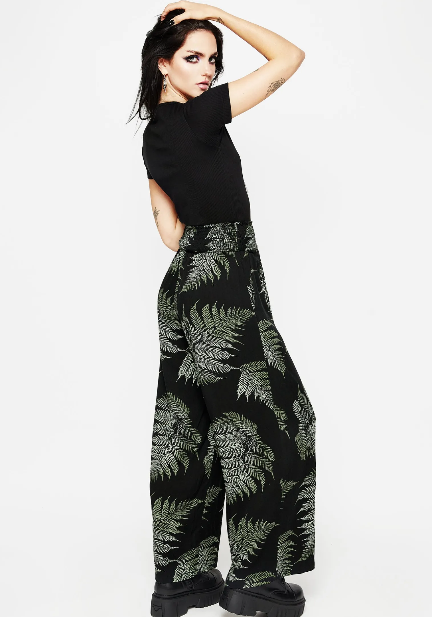 Fern Flowy Trousers