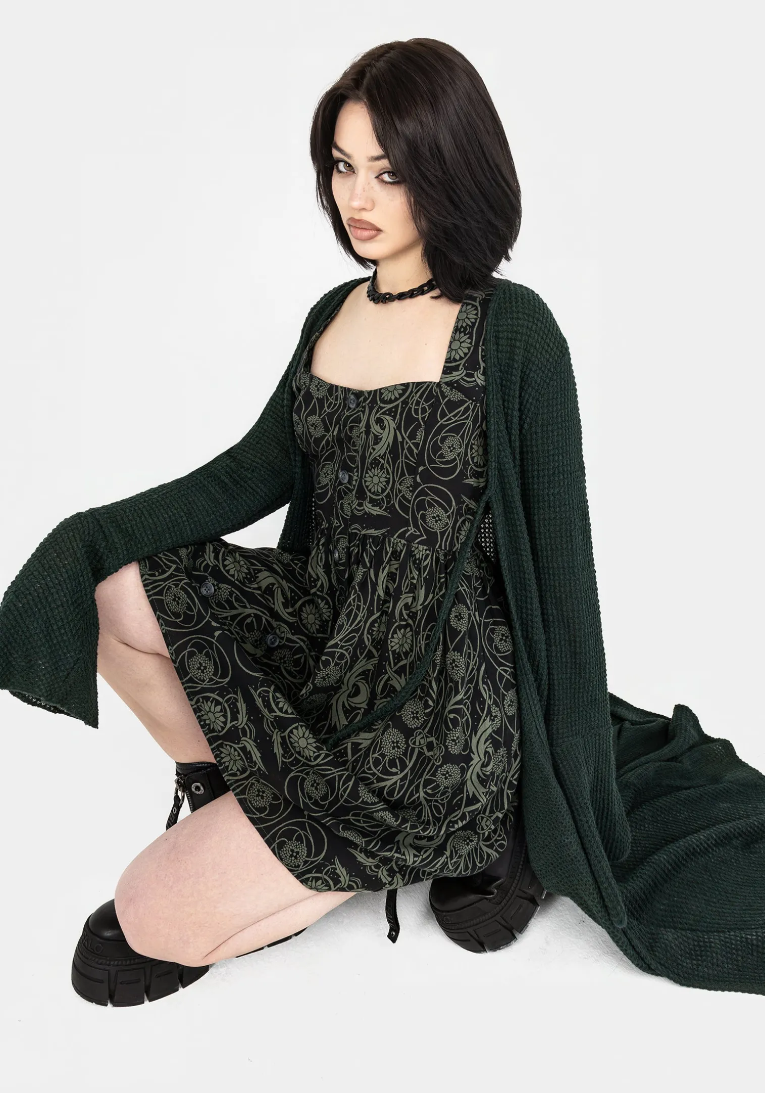Fianna Button Front Mini Dress