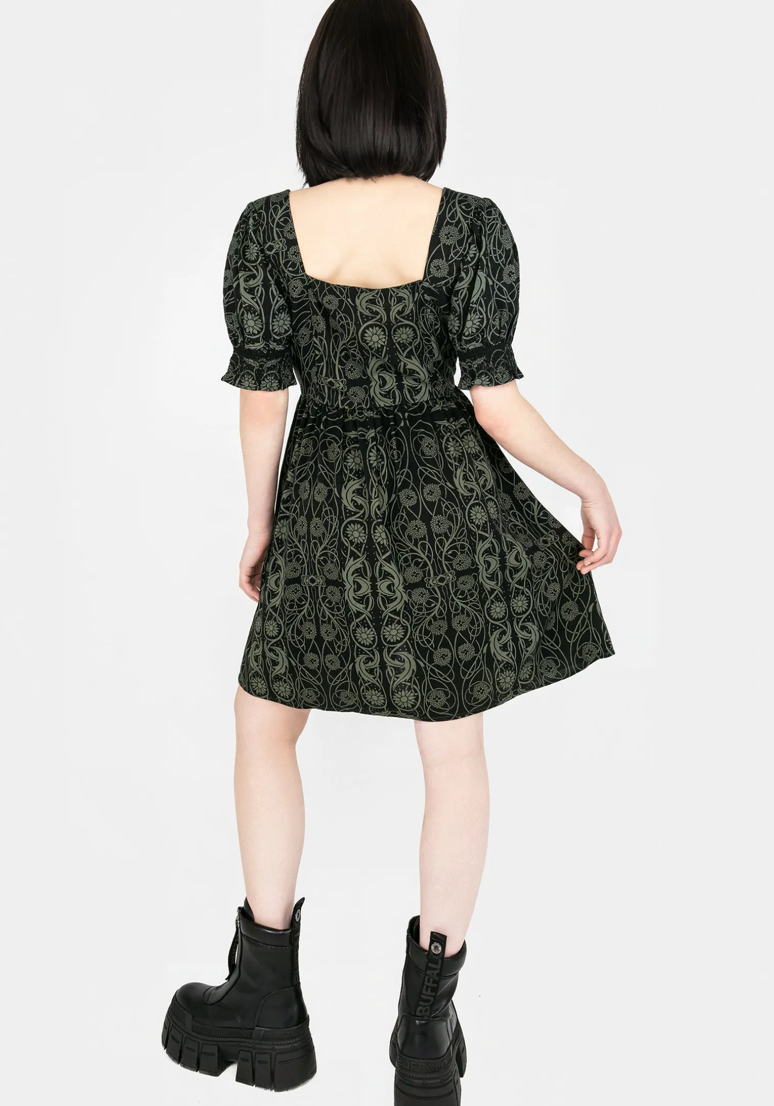 Fianna Button Front Mini Dress