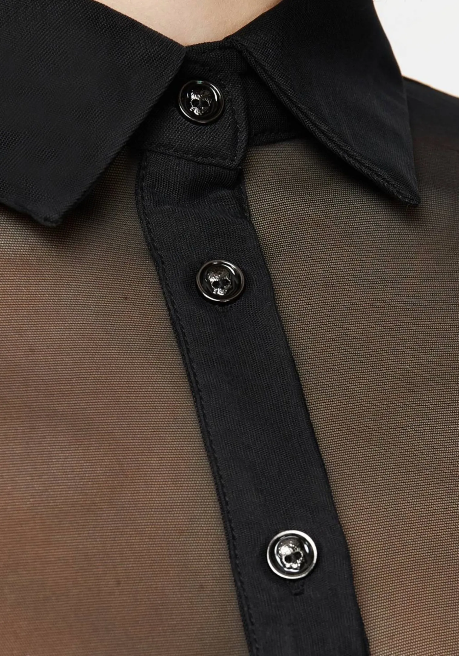 Finis Button Up Mesh Shirt