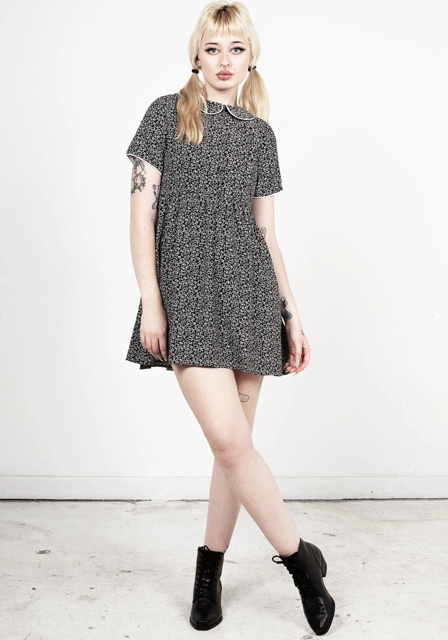 Flora Collared Dress