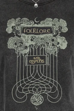 Folklore Boxy Crop T-shirt