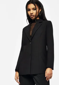 Funnelweb Embroidered Relaxed Blazer
