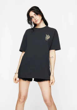 Gravity Cotton Snake Printed T-Shirt