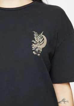 Gravity Cotton Snake Printed T-Shirt