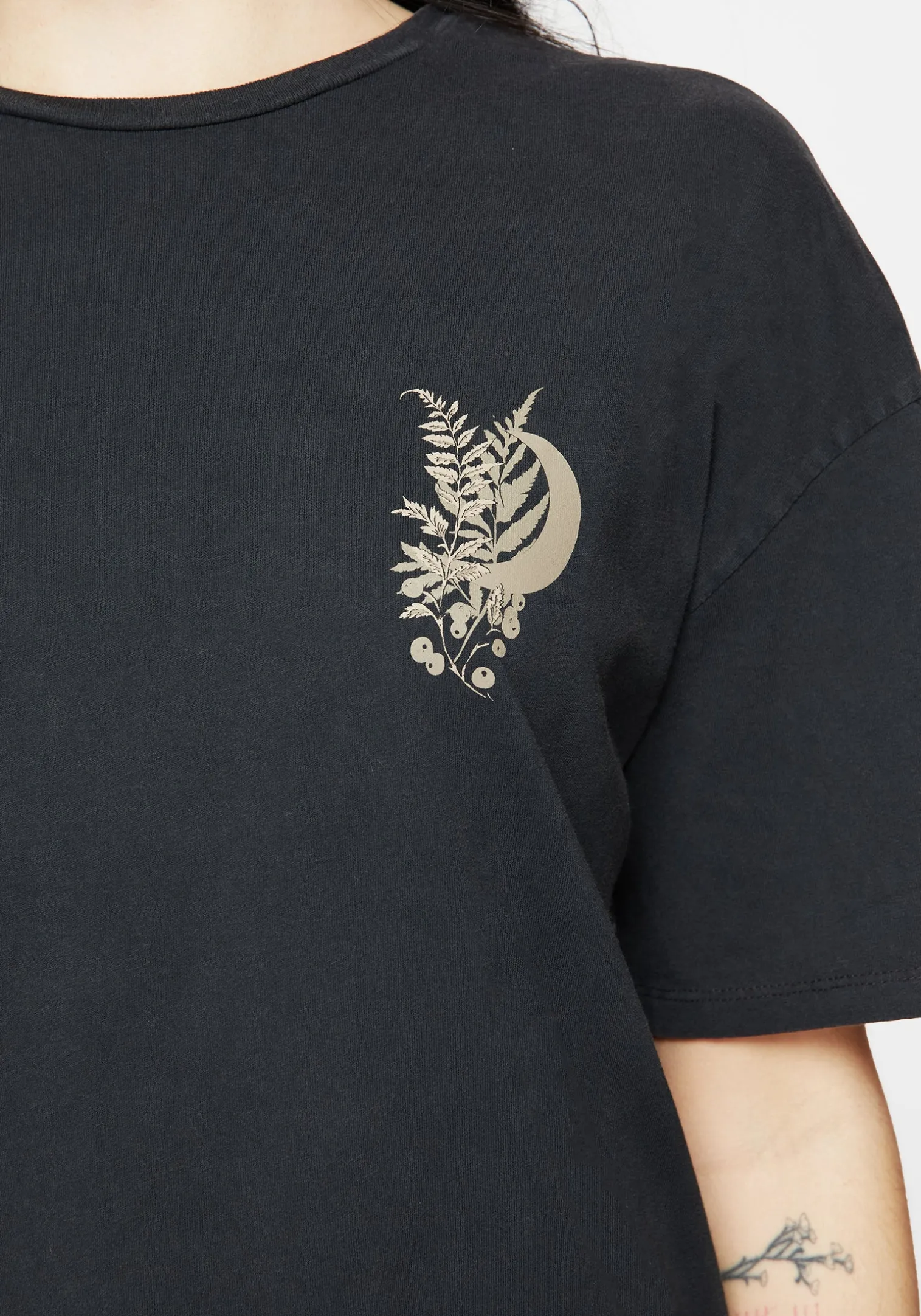 Gravity Cotton Snake Printed T-Shirt