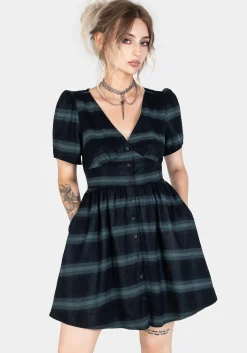 Greenlee Check Mini Dress