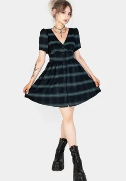 Greenlee Check Mini Dress