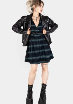Greenlee Check Mini Dress