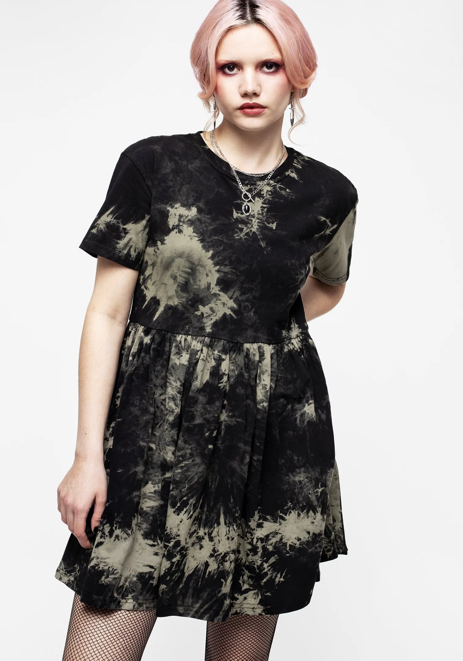 Grievance Tie Dye Skater Dress