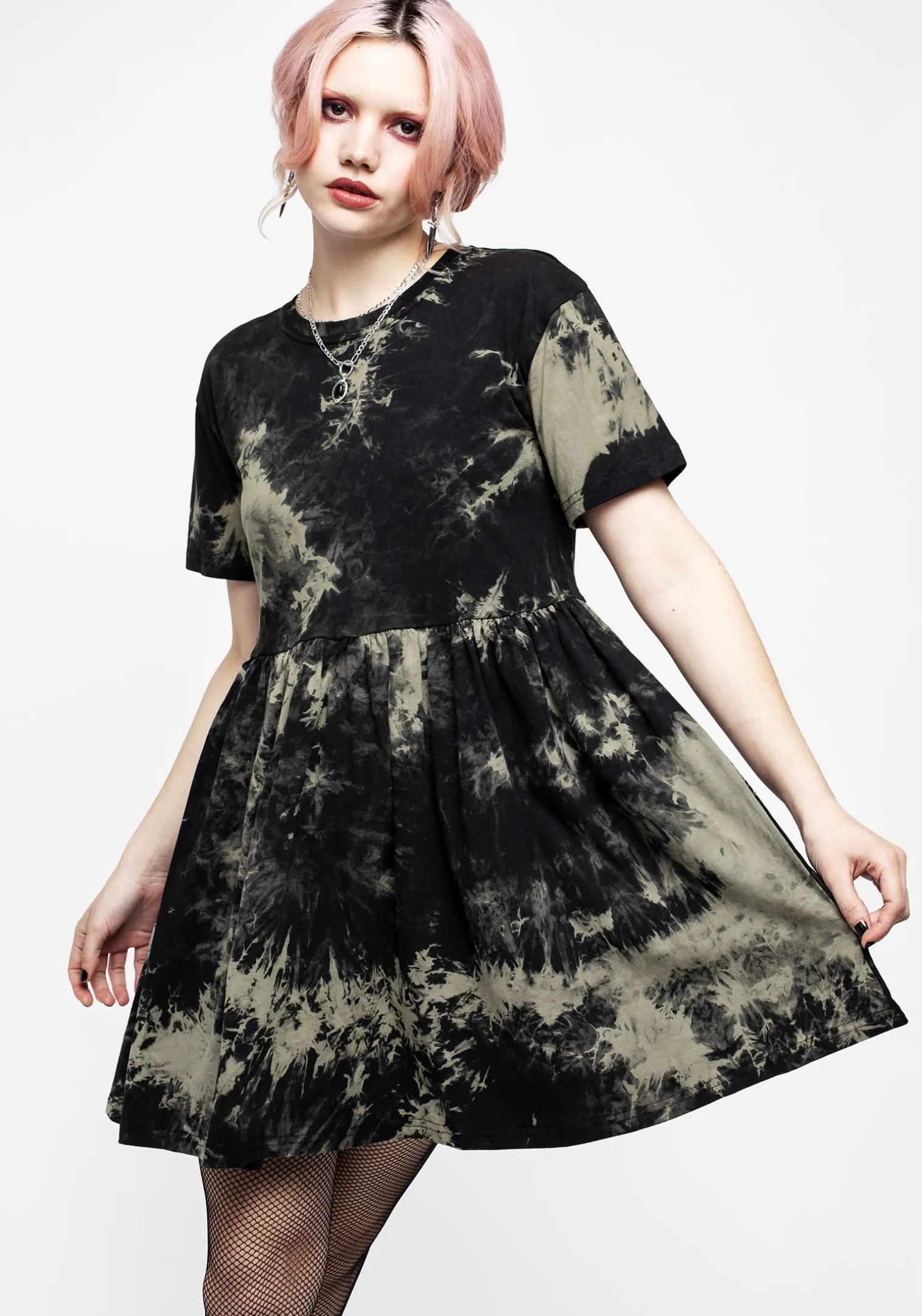 Grievance Tie Dye Skater Dress