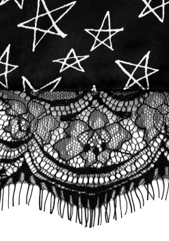 Hallow Lace Trim Slip Dress