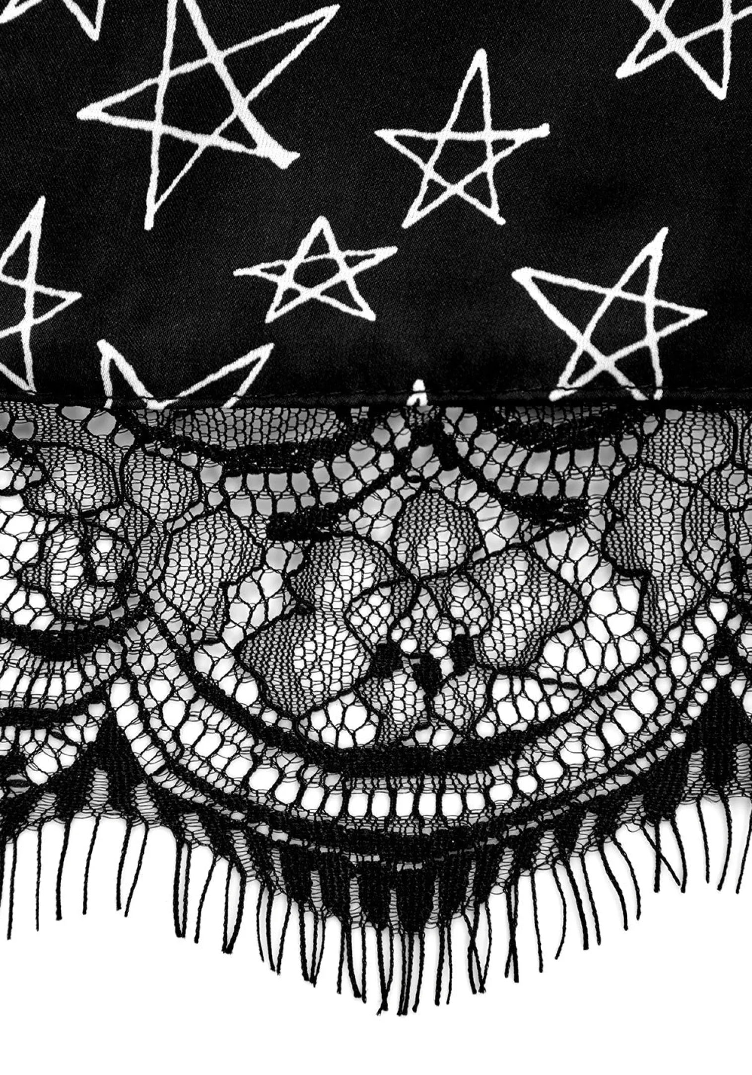 Hallow Lace Trim Slip Dress