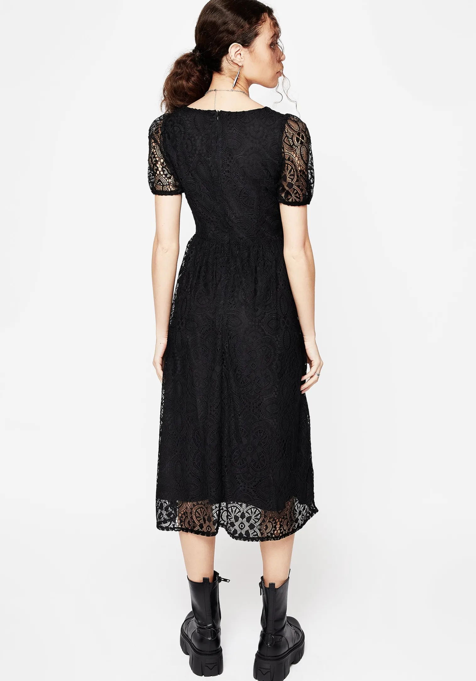 Harmonia Lace Midi Dress