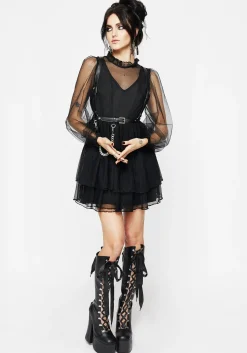 Headhunter Frill Neck Mini Dress