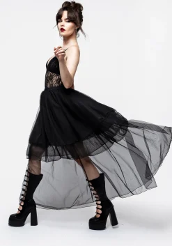 Headhunter Layered Tulle Maxi Skirt