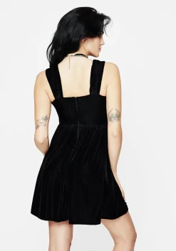 Heartless Zip Front Mini Dress