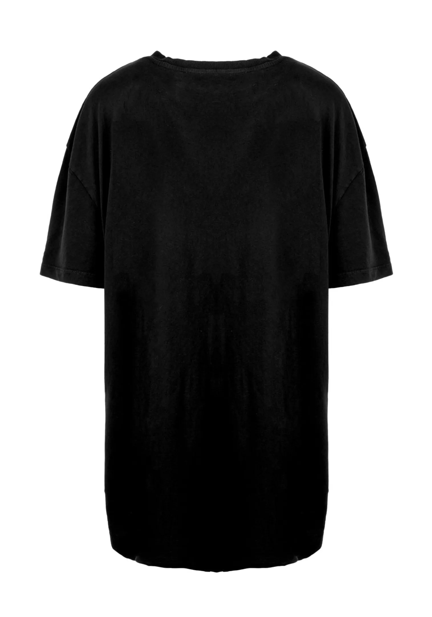 Hedgewitch Black Garment Washed Oversized Tee Dress