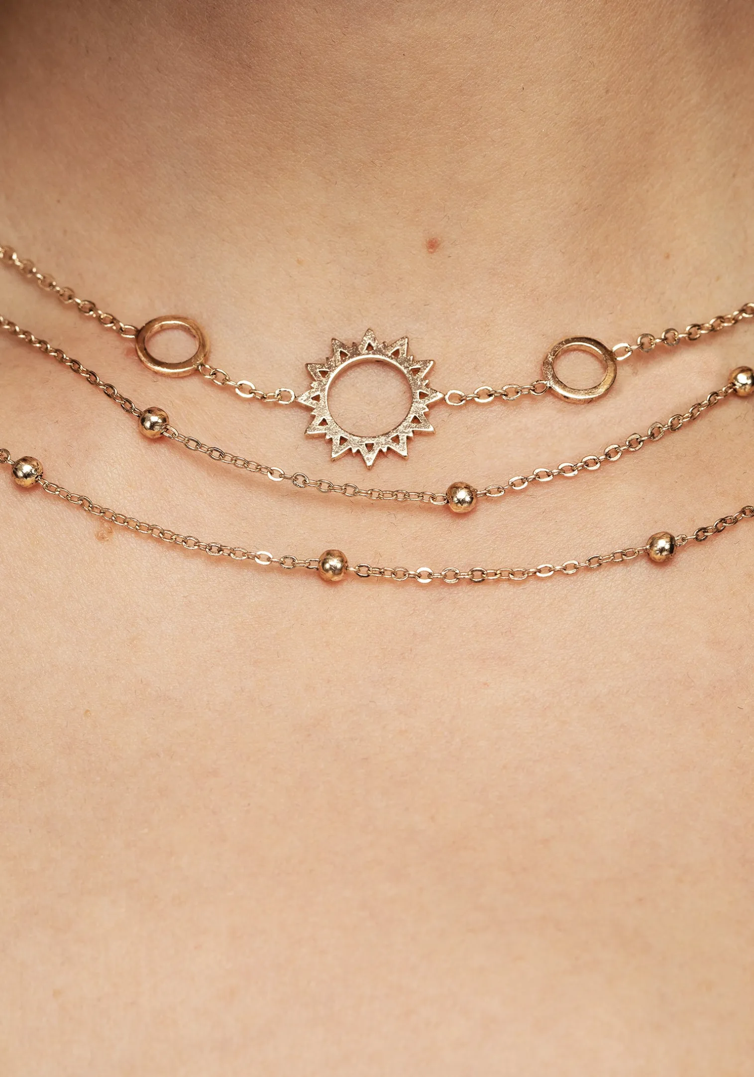 Helios Choker - Gold