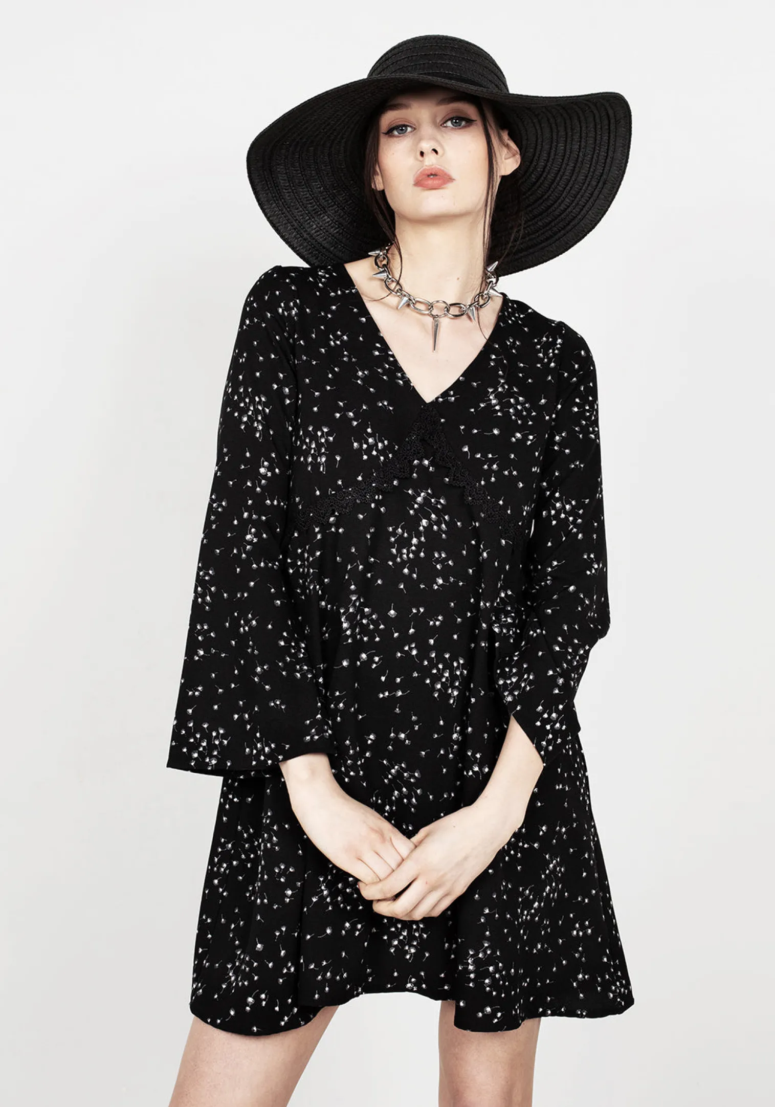 Hemlock Bell Sleeve Mini Dress