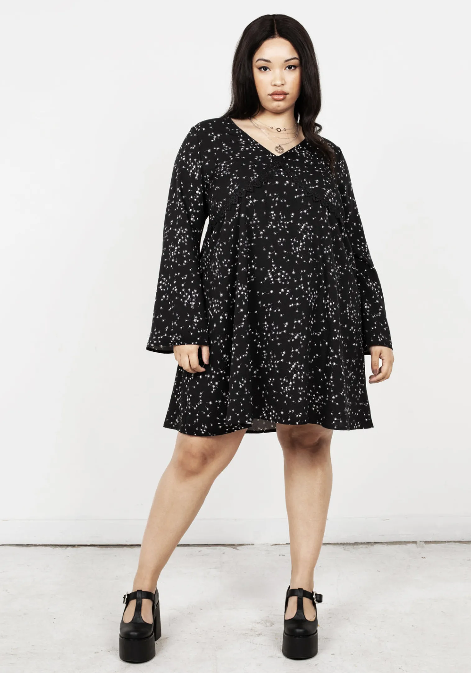 Hemlock Bell Sleeve Mini Dress
