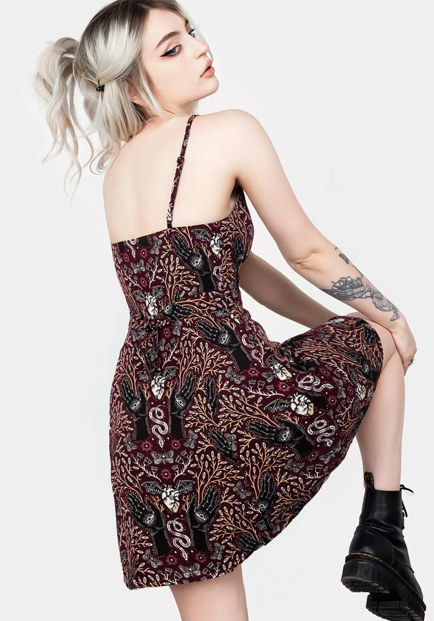 Hemlock Button Up Apron Dress