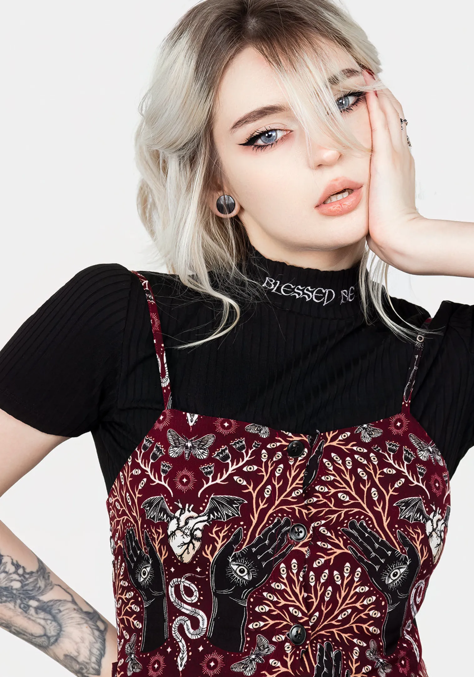Hemlock Button Up Apron Dress