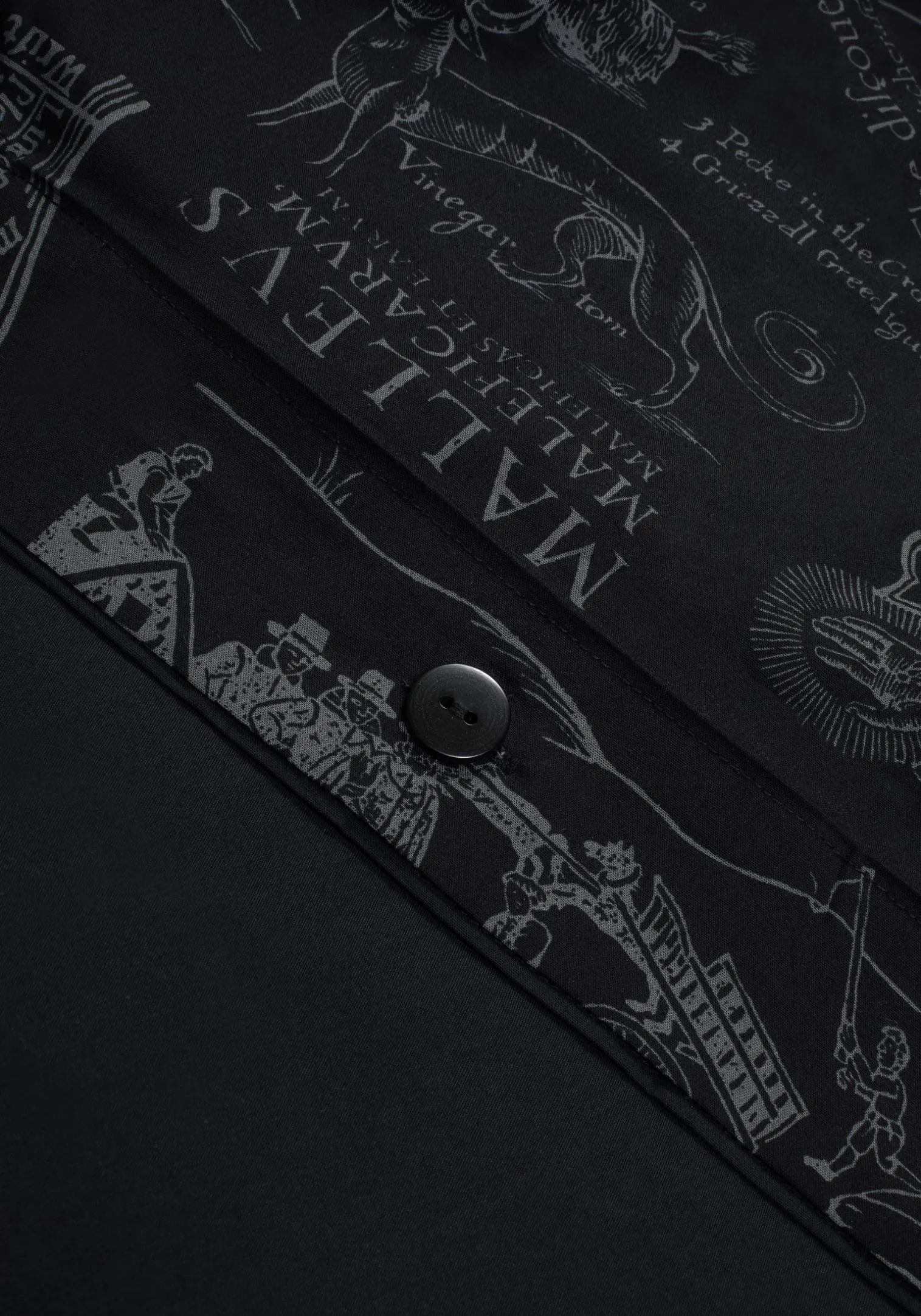 Heresy Woodcut Print Cotton Bedding Set - US Queen