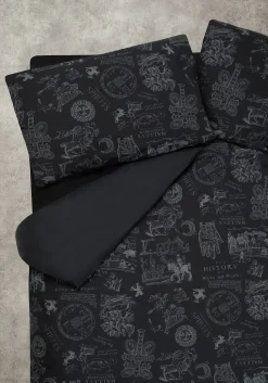 Heresy Woodcut Print Cotton Bedding Set - US King
